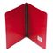 ACCO Pressboard Report Cover, Prong Clip, Letter, 3" Capacity, Red ACC25979