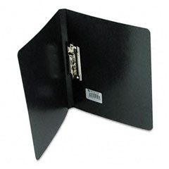 ACCO PRESSTEX Grip Punchless Binder With Spring-Action Clamp, 5/8" Capacity, Black ACC42521