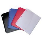 ACCO Snapper Twin Pocket Poly Folder, 8-1/2 x 11, Assorted Colors ACC40023