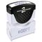 Accustamp2 Accustamp2 Shutter Stamp with Microban, Blue, COPY, 1 5/8 x 1/2 COS035581