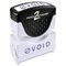 Accustamp2 Accustamp2 Shutter Stamp with Microban, Blue, VOID, 1 5/8 x 1/2 COS035584