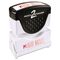 ACCUSTAMP2 Accustamp2 Shutter Stamp with Microban, Red, AIR MAIL,  1 5/8 x 1/2 COS035593
