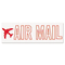 ACCUSTAMP2 Accustamp2 Shutter Stamp with Microban, Red, AIR MAIL,  1 5/8 x 1/2 COS035593