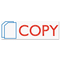 Accustamp2 Accustamp2 Shutter Stamp with Microban, Red/Blue, COPY, 1 5/8 x 1/2 COS035532