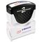 Accustamp2 Accustamp2 Shutter Stamp with Microban, Red/Blue, EMAILED, 1 5/8 x 1/2 COS035541