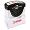 ACCUSTAMP2 Accustamp2 Shutter Stamp with Microban, Red, RUSH, 1 5/8 x 1/2 COS035590