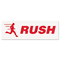 ACCUSTAMP2 Accustamp2 Shutter Stamp with Microban, Red, RUSH, 1 5/8 x 1/2 COS035590