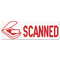 Accustamp2 Accustamp2 Shutter Stamp with Microban, Red, SCANNED, 1 5/8 x 1/2 COS035605
