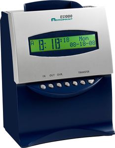 Acroprint ES1000 Electronic Totalizing Payroll Recorder and Time Stamp Time Clock