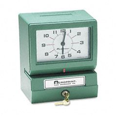 Acroprint Model 150 Heavy-Duty Analog Automatic Print Time Clock ACP01207040A