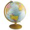 Advantus 12-Inch Globe with Blue Oceans, Gold-Toned Metal Desktop Base AVT30501