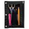 Advantus Binder Pencil Pouch, 10 x 7 3/8, Black/Clear AVT67024