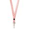 Advantus Breast Cancer Awareness Lanyard, J-Hook Style, 36" Long,White Ribbon,Pink,10/Box AVT75568