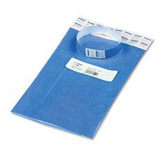 Advantus Crowd Management Wristbands, Sequentially Numbered, Blue, 100/Pack AVT75442