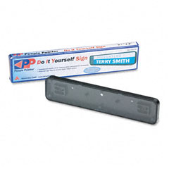 Advantus DIY Sign, Plastic, 9-3/8 x 1-7/8, Black AVT83700