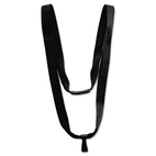 Advantus Earth-Friendly Lanyard, J-Hook Style, 36" Long, Black, 10/Box AVT75574