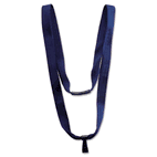 Advantus Earth-Friendly Lanyard, J-Hook Style, 36" Long, Blue, 10/Box AVT75575