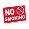 Advantus Economy No Smoking Wall Sign, Plastic, 12 x 8, Red AVT83639