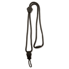 Advantus Executive Braided Lanyard, Swivel J-Hook Style, 36" Long, Black AVT75480