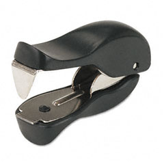 Advantus EZ Grip Staple Remover, Onyx GEM47078