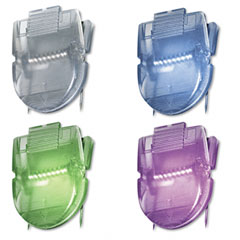 Advantus Fabric Panel Wall Clips, Standard Size, Assorted Metallic Colors, 20/Pack AVT75338