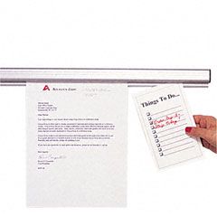 Advantus Grip-A-Strip Display Rail, 48 x 1 1/2, Aluminum Finish AVT2010
