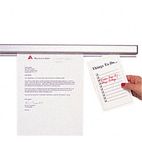Advantus Grip-A-Strip Display Rail, 48 x 1 1/2, Aluminum Finish AVT2010