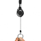 Advantus Lanyards with Retractable ID Reels, Ring Style, 36" Long, Black, 12/Box AVT75547