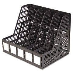 Advantus Literature File, Five Slots, Black AVT34092
