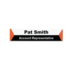 Advantus Panel Wall Sign Name Holder, Acrylic, 9 x 2, Clear AVT75318