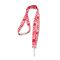 Advantus Preprinted Quick ID Lanyards, J-Hook Style, 36" Long, Visitor, Red, 5/Pack AVT75477