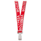 Advantus Preprinted Quick ID Lanyards, J-Hook Style, 36" Long, Visitor, Red, 5/Pack AVT75477