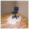 Advantus RecyClear Chairmats for Hard Floors, 45 x 53, 25 x 12 Lip, Clear AVT40221