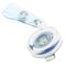 ADVANTUS Translucent Retractable ID Card Reel with Belt Clip, 30-Inch Extension, Pack of 12, Clear (75473)