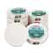 AJM Packaging Corporation White Paper Plates, 9" Diameter, 10 Bags of 100/Carton AJMPP9GREWH