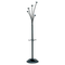 Alba Festival Coat Tree, Five Knobs, Black ABAPMFESTYN