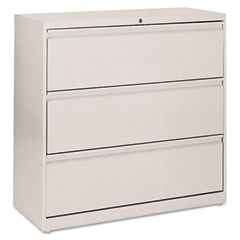 Alera 5000 Series Three-Drawer Lateral File, 36w x 19-1/4d x 40-3/4h, Light Gray ALELA533641LG