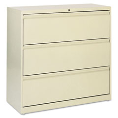 Alera 5000 Series Three-Drawer Lateral File, 36w x 19-1/4d x 40-3/4h, Putty ALELA533641PY