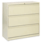 Alera 5000 Series Three-Drawer Lateral File, 36w x 19-1/4d x 40-3/4h, Putty ALELA533641PY