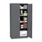 Alera Assembled Storage Cabinet, 36w x 18d x 72h, Charcoal ALE8210602