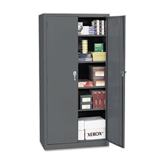 Alera Assembled Storage Cabinet, 36w x 18d x 78h, Charcoal ALE8810602