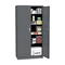 Alera Assembled Storage Cabinet, 36w x 18d x 78h, Charcoal ALE8810602