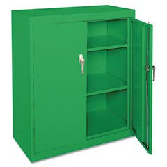 Alera Assembled Welded Storage Cabinet, 36w x 18d x 42h, Primary Green ALE84106A8