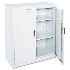 Alera Assembled Welded Storage Cabinet, 36w x 18d x 42h, White ALE841062M