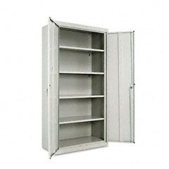 Alera Assembled Welded Storage Cabinet, 36w x 18d x 72h, Light Gray ALE82107