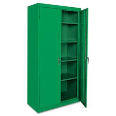 Alera Assembled Welded Storage Cabinet, 36w x 18d x 72h, Primary Green ALE82106A8