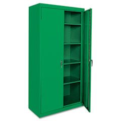 Alera Assembled Welded Storage Cabinet, 36w x 24d x 78h, Primary Green ALE88126A8