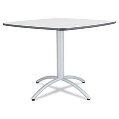 Alera Caf Table, 36w x 36d x 28-1/2h, Gray Melamine Top, Steel Legs ALE65607