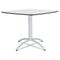 Alera Caf Table, 36w x 36d x 28-1/2h, Gray Melamine Top, Steel Legs ALE65607