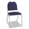 Alera Continental Series Round Back Stacking Chairs, Blue Fabric Upholstery, 4/Carton ALESC69FA20C
